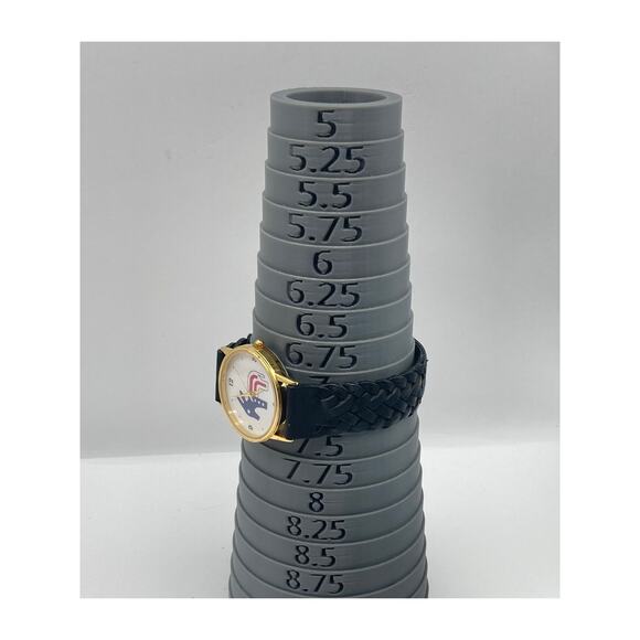 VTG 23kt Plated Unique Political Unisex Watch 32mm Fresh Battery - Adjustable WR main image 7